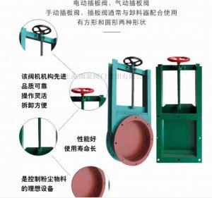 上海手動插板閥廠家（方型、圓形）